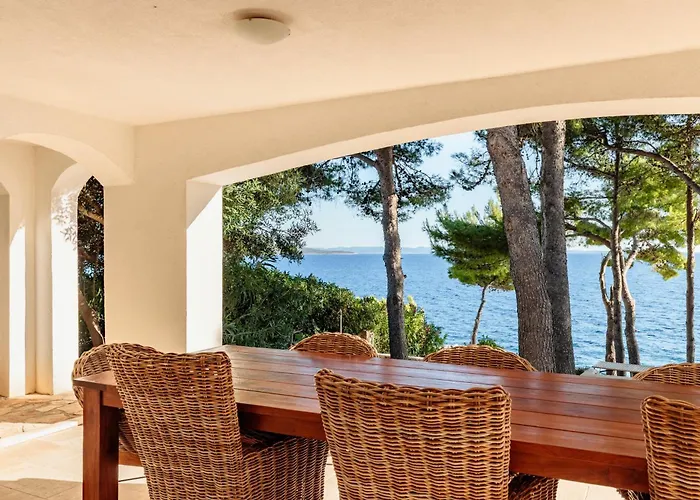 Villa Luma Hvar Premium Beachfront 1st Row To Sea Ivan Dolac